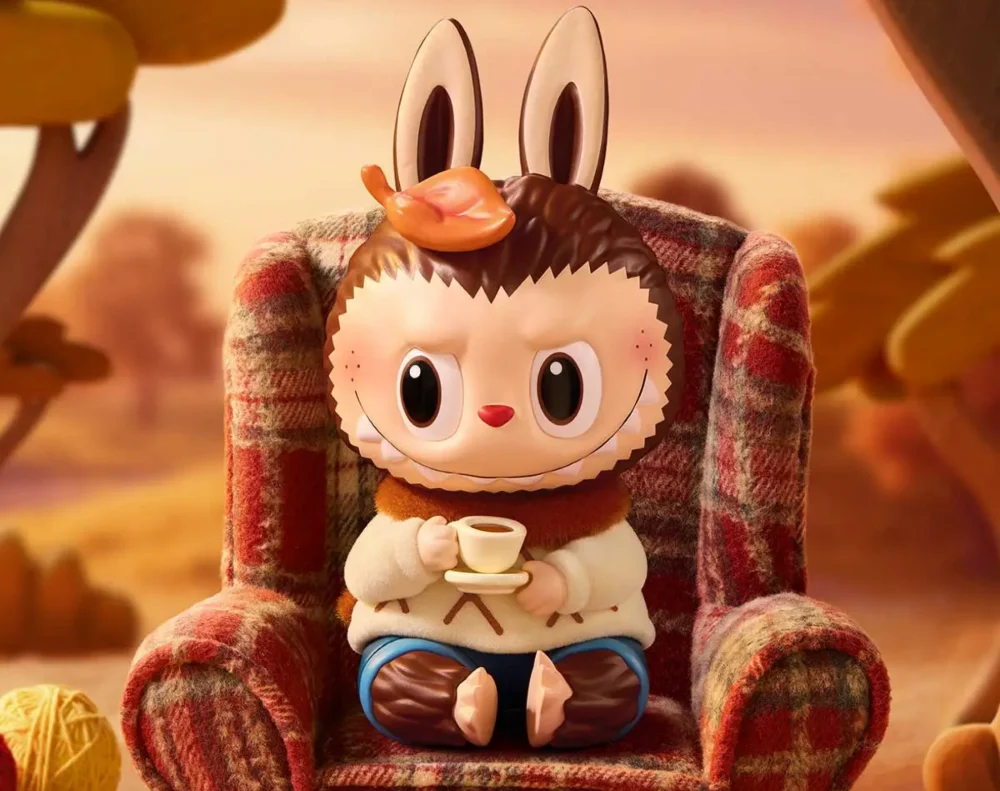 Token Toys character seated in an armchair